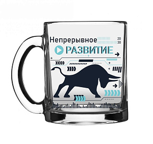 УСПЕШНЫЕ БЫЧКИ Кружка 320мл ОСЗ Чайная стекло 000000000001202842