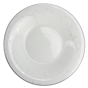 Тарелка суповая 21,5см серебро перламутр SOP01-03 000000000001097231