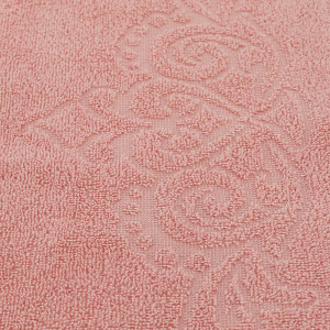 Полотенце 100х150 ДМ Романс махровое плотность 320гр/м розовый 100% хлопок ПЛ1201-04353,12-1708 000000000001198641