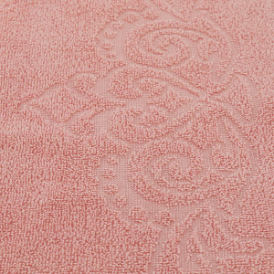 Полотенце 100х150 ДМ Романс махровое плотность 320гр/м розовый 100% хлопок ПЛ1201-04353,12-1708 000000000001198641