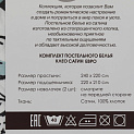КПБ KLEO САТИН 100% хлопок Евро с нав. 50*70  дизайн LANZO/03 арт.01473303 000000000001190867