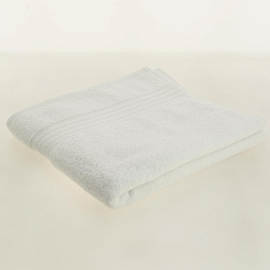 Полотенце махровое 60х100см LUCKY бордюр полосы молочное 100% хлопок 000000000001208937