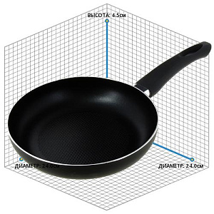 Сковорода 24см RED антипригарное покрытие M07211 000000000001085048