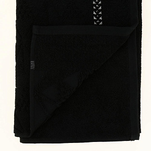 Полотенце 70х140см CLEANELLY Роччэ махровое плотность 490гр/м черный 100% хлопок ПЦ725-4136 000000000001198661