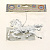 Новогоднее подвесное елочное украшение Лошадка серебряная из полипропилена / 11,5x9см арт.80239 000000000001191239