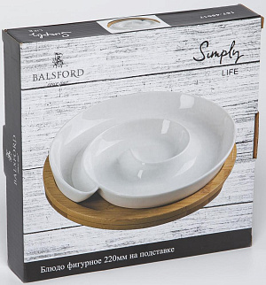 Блюдо 220мм BALSFORD МЕЧТА фигурное на подставке подарочная упаковка 000000000001206632