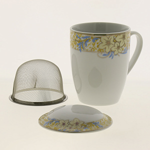 Кружка заварочная 350мл сметаллическое сито LRG-MSCM-006 000000000001170837