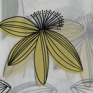 Набор аксессуаров для ванной комнаты VANSTORE 4 предмета (стакан дозатор для жидкого мыла, мыльница, занавеска) 008-04 000000000001203639