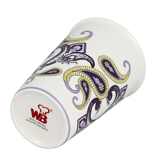 Кружка заварочная 350мл WELLBERG силиконовая крышка фарфор 000000000001154650