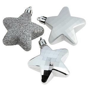 Набор декоративных украшений ЗвездочкаПосуда Центр, 6 см, 6 шт. 000000000001161789