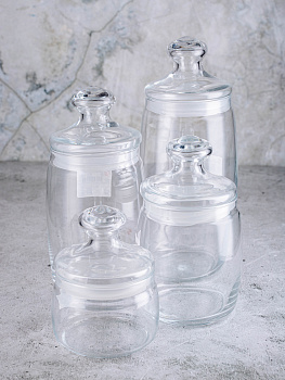 CESNI Банка для сыпучих продуктов 920мл PASABAHCE стекло 000000000001141832