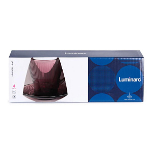 ЛУИЗ Набор чайный 4 предмета LUMINARC лилак стекло 000000000001222093