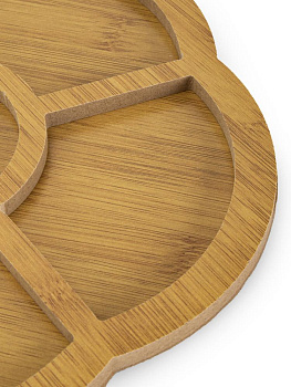 Менажница 6-ти секционная 25х25х1,3см МДФ 000000000001227897