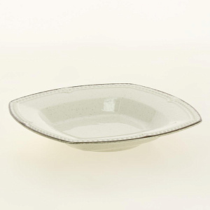 Тарелка суповая 22см DE'NASTIA DONNA молочный фарфор 000000000001209933