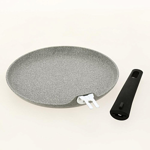 Сковорода блинная 24см KUKMARA антипригарное покрытие светлый мрамор литой алюминий 000000000001204815