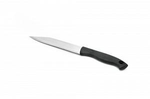 Нож кухонный НК-1 ПОСУДА ЦЕНТР, нержавеющая сталь/полипропилен, лезвие 13,7см/общая длина 25,5см, толщина металла 1мм, 3С41929 000000000001199136