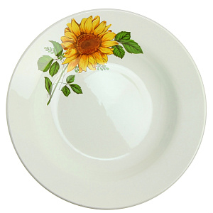 Глубокая тарелка Подсолнух Кубаньфарфор, 20 см 000000000001003996