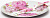 Набор для торта фарфор 2шт (блюдо 27см + лопатка) подарочная упаковка Флора Цветение Olaff 124-01198 000000000001200549