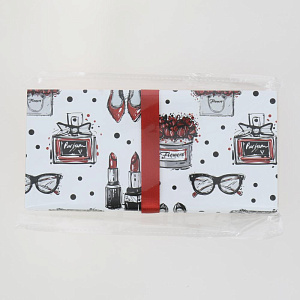 Подарочная коробка ДЛЯ ДЕНЕГ 17,2х8,3х1,6см РутаУпак МОДНИЦА с бантом 000000000001209755