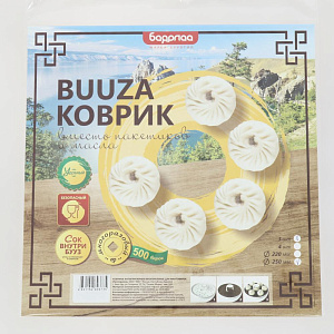Коврик многоразовый для мантоварок 3шт d25см БАЯРЛАА для приготовления мант бууз хинкалий. Антипригарный. Пищевой тефлон 000000000001211441