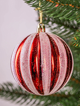 Декоративное украшение Набор шаров 8см 6шт MANDARIN полистирол 000000000001209350