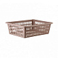Корзинка для хранения 40х30х13см ПОЛИМЕРБЫТ пластик