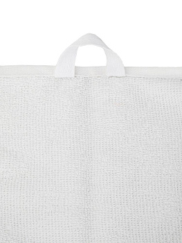 Полотенце махровое 30х60см LUCKY Атласный бордюр белый снег хлопок 100% 000000000001226797