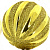 Набор шаров Мандарин 10смх2шт золото пластик PC04132G 000000000001180110