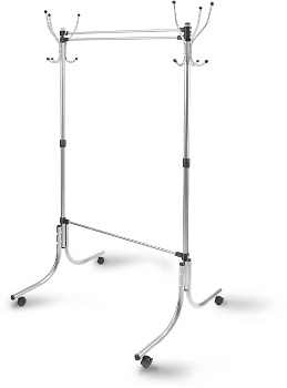 Вешалка гардеробная 6крючков 116х76,5х172,5см НИКА. Общая допустимая нагрузка на вешалку не более 20кг. Серая. Сталь с порошковым покрытием пластмасса 000000000001197392