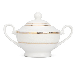 Сахарница 310мл Анжелика с золотом фарфор 000000000001219761