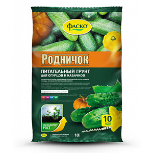 Грунт для огурцов 10л Фаско Родничок Грунт для огурцов 10л Фаско Родничок 000000000001210642