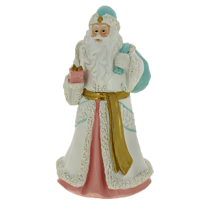 Новогодняя фигурка Дедушка Мороз Светлый из полирезины / 25,5х15х14см арт.80071 000000000001191419