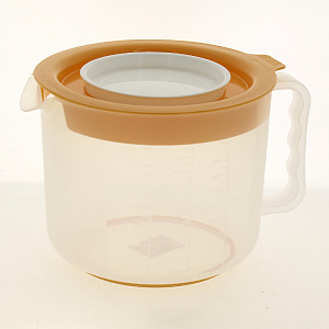 Емкость для миксера 2л ПОЛИМЕРБЫТ с крышкой пластик 000000000001059439