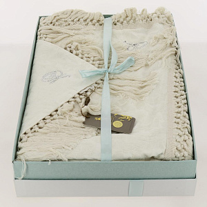 Набор ЕВРО Сантини (Цвет-Бежевый)Покрывало:240х260см(1шт),Наволочки:50х70см(2шт).80%Хлопок/20%Бамбук.SR56-212-2.4. 000000000001200045