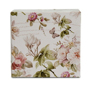 Кружка 320мл Пион подарочная упаковка фарфор 000000000001224411