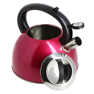 Чайник 2,5л TALLER Фолкнер малиновый нержавеющая сталь 000000000001160136