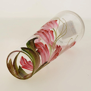 Ваза для/цв роспись 250мм в асс-те 7617 000000000001083486