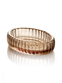 Мыльница DE'NASTIA Граненое стекло коричневый стекло 000000000001218921