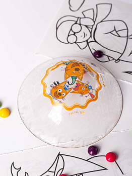 ТРИ КОТА Салатник 14см PASABAHCE стекло 000000000001176952