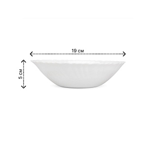 Салатник 19см/700мл FORA стеклокерамика 000000000001222831