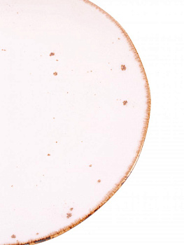 Тарелка десертная 21см TULU PORSELEN Reactive milky фарфор 000000000001212912