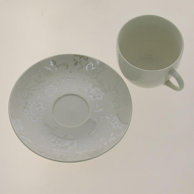 Пара чайная 220мл/15см ESPRADO Premium Fine china Blanco фарфор 000000000001190019