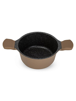 Набор посуды для приготовления 9 предметов (ковш 16см 1,4л/кастрюля 24см 4,6л/сковорода 20см, 24см/сковорода вок-28см/крышка 4шт) черный алюминий 000000000001229791