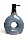 Диспенсер для жидкого мыла 400мл DE'NASTIA reactive Deco серый керамика 000000000001226998