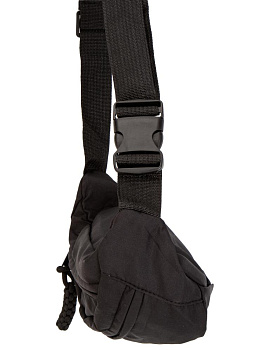 Сумка поясная 33х16х9см черный полиэстер 000000000001227586
