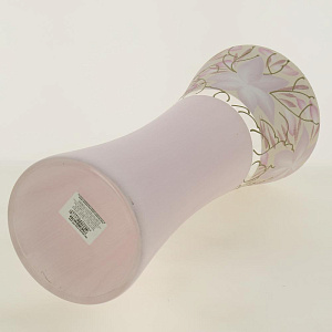 Ваза стеклянная с ручным рисунком, дизайн Danuta Kotova,катушка высотой 36 см, ручной объемный рисунок по фактуроной поверхности. 000000000001191025