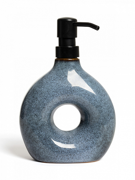 Диспенсер для жидкого мыла 400мл DE'NASTIA reactive Deco серый керамика 000000000001226998