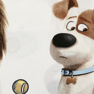 КПБ 1.5 поплин "Тайная жизнь домашних животных 2" (70х70) рисунок 16173-1/16174-1 Домашние питомцы 000000000001195388