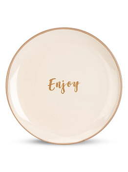 Тарелка обеденная 25см Enjoy керамика 000000000001225057