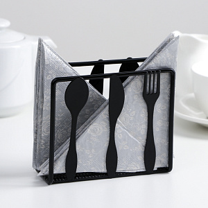 Салфетница 11х4х10см металл 000000000001221326